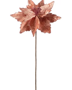 WeRChristmas Artificial Poinsettia Flower, Pink, 32 Cm