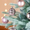WeRChristmas Baby Pink Shatterproof Baubles, 50 Pack, 6 Cm
