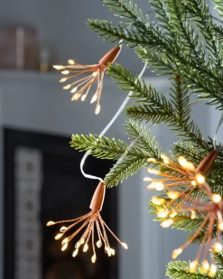WeRChristmas Battery Operated Firework Copper Wire Light String, 2 M