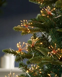 WeRChristmas Battery Operated Firework Copper Wire Light String, 2 M