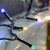 WeRChristmas Battery Operated Multi-Function 100 LED Light String With Timer, Multi-Coloured