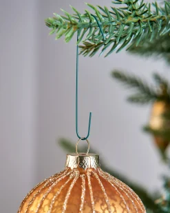 WeRChristmas Bauble Ornament Hooks, Green, Pack Of 100