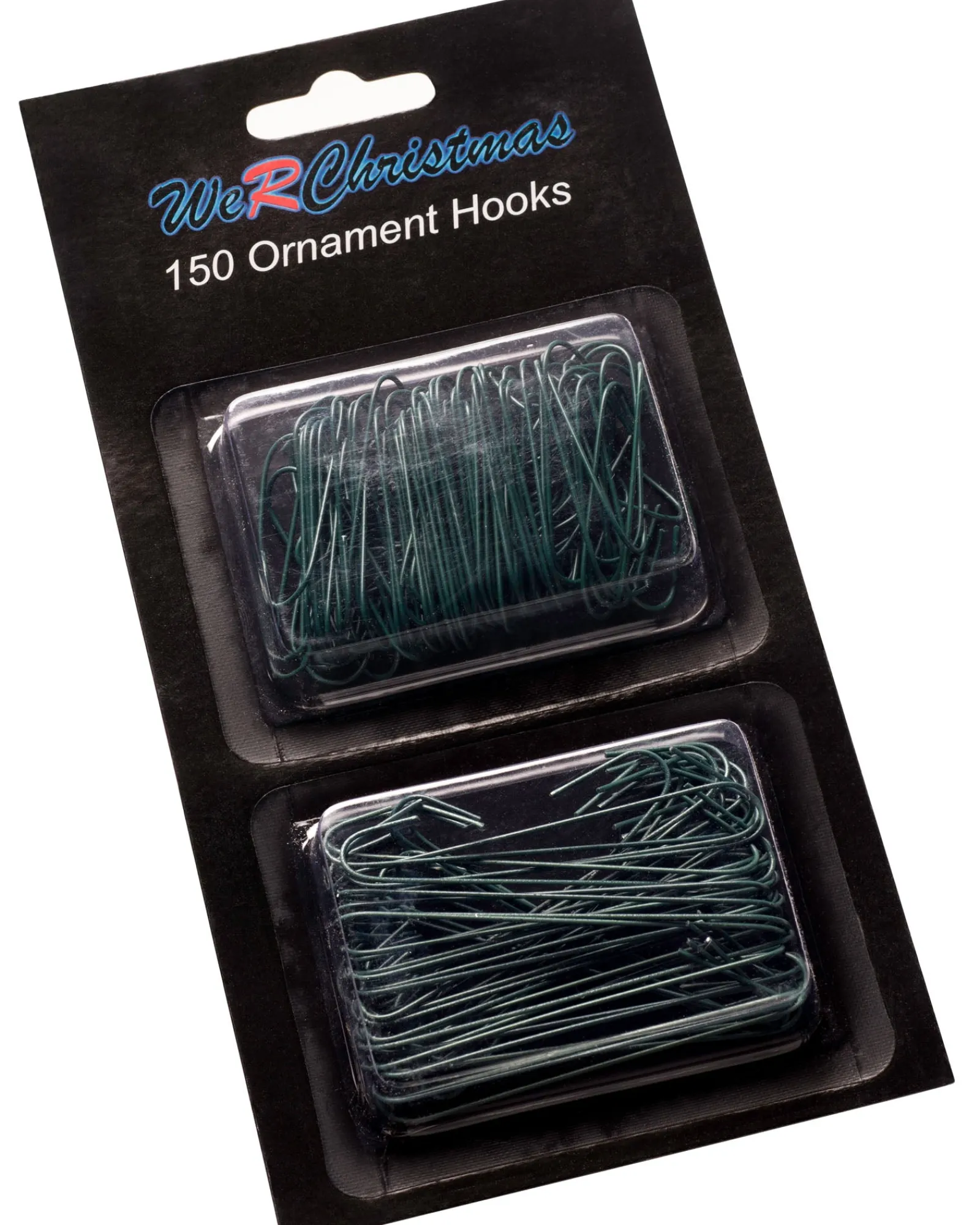 WeRChristmas Bauble Ornament Hooks Multi Pack, Green, Pack Of 150