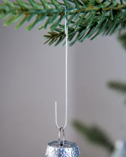 WeRChristmas Bauble Ornament Hooks, Silver, Pack Of 100