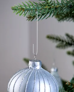 WeRChristmas Bauble Ornament Hooks, Silver, Pack Of 100