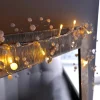 WeRChristmas Beaded Garland Light String Decoration With 20 LED Lights, 1.8m, Warm White