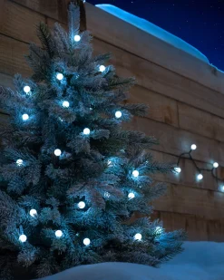 WeRChristmas Berry Multi-Function 50 LED Connectable Light String, Bright White
