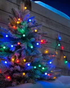 WeRChristmas Berry Multi-Function 50 LED Connectable Light String, Multi-Coloured