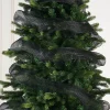 WeRChristmas Black Mesh With Black Foil, 9 M