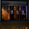 WeRChristmas Character Silhouette Curtain Light, 2.1 M