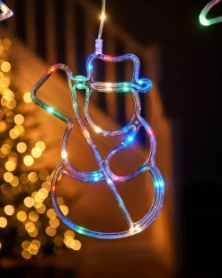 WeRChristmas Character Silhouette Curtain Light, 2.1 M