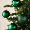 WeRChristmas Christmas Green Shatterproof Baubles, 9 Pack, 10 Cm