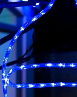 WeRChristmas Connectable Bauble Rope Light Silhouette, Blue, 54cm