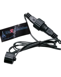 WeRChristmas Connectable Extension Cable For LED Lights, Black, 1 M