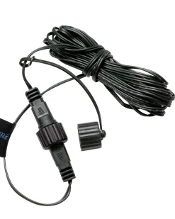 WeRChristmas Connectable Extension Cable For LED Lights, Black, 1 M