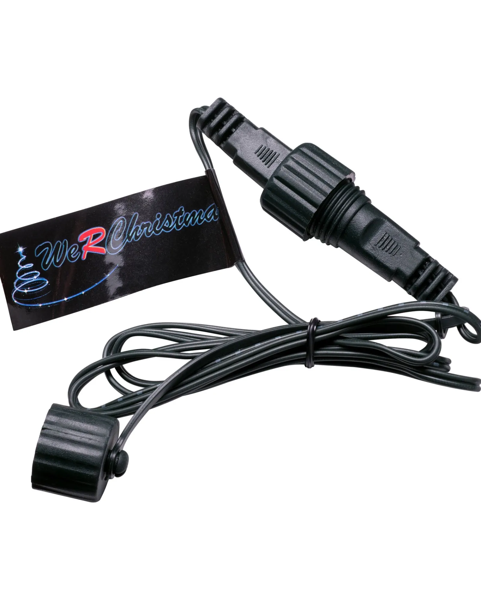 WeRChristmas Connectable Extension Cable For LED Lights, Black, 1 M
