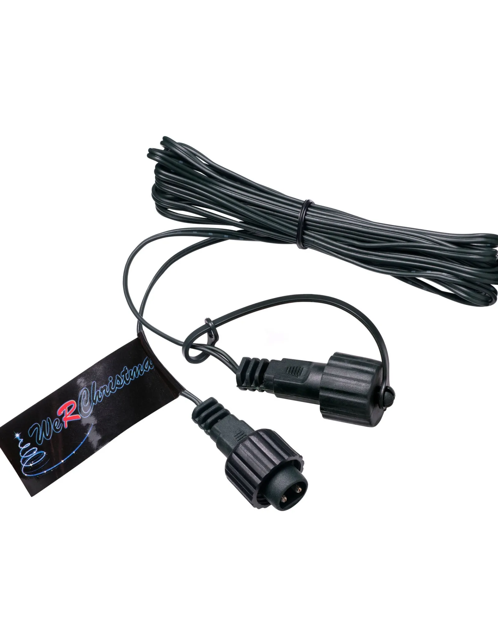 WeRChristmas Connectable Extension Cable For LED Lights, Black, 1 M