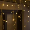 WeRChristmas Connectable Icicle 100 LED Christmas Lights, Warm White