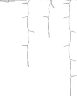 WeRChristmas Connectable Icicle 100 LED Christmas Lights, Bright White