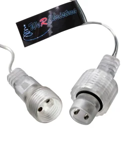 WeRChristmas Connectable Icicle 100 LED Christmas Lights, Bright White