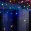 WeRChristmas Connectable Icicle 100 LED Christmas Lights, Multi-Coloured