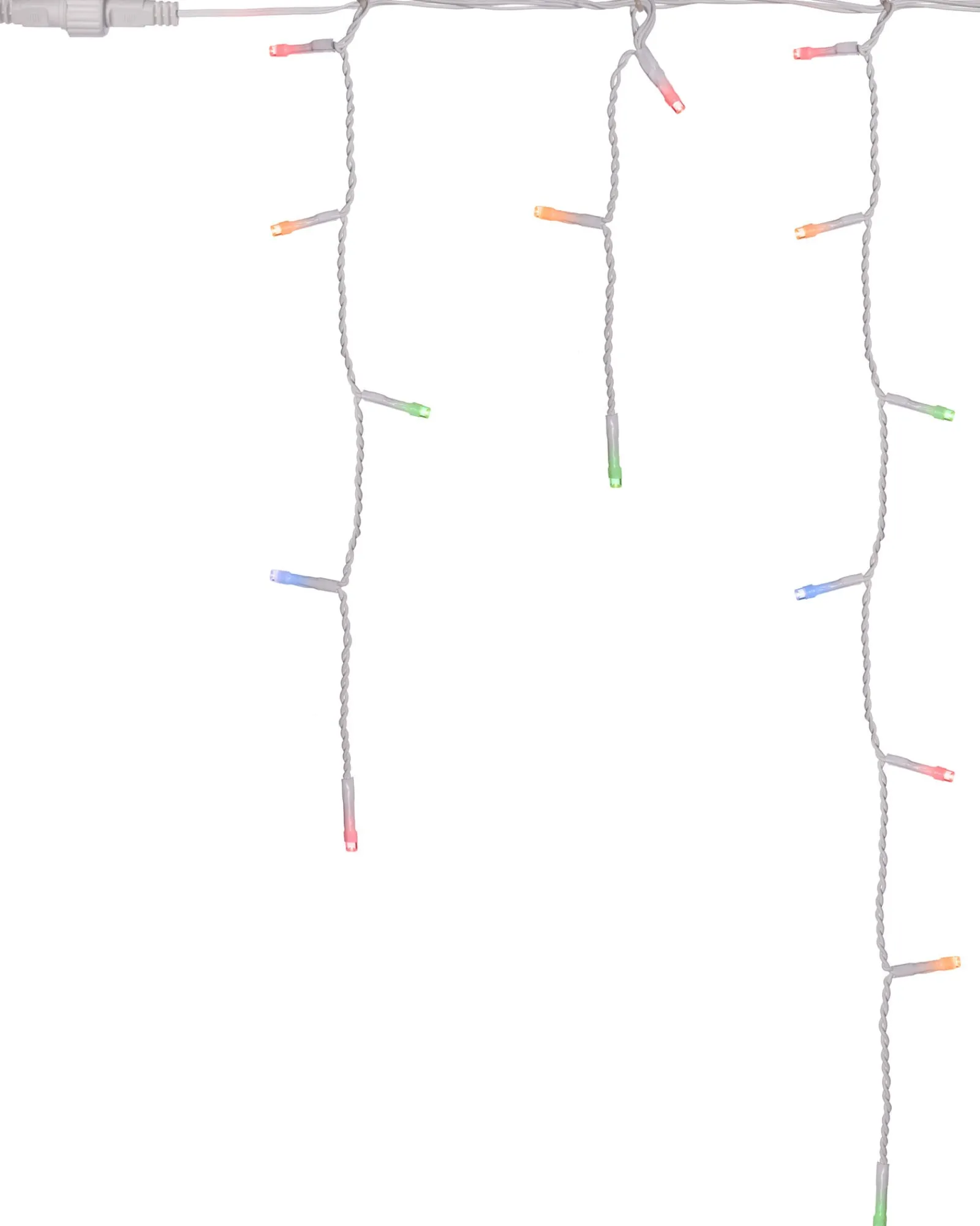 WeRChristmas Connectable Icicle 100 LED Christmas Lights, Multi-Coloured