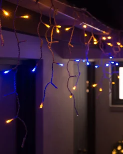 WeRChristmas Connectable Icicle 240 LED Christmas Lights, Multi-Coloured