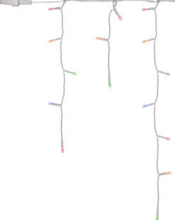 WeRChristmas Connectable Icicle 240 LED Christmas Lights, Multi-Coloured