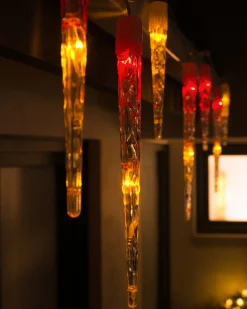 WeRChristmas Connectable Icicle LED Light String, Multi-Coloured, 5.2 M