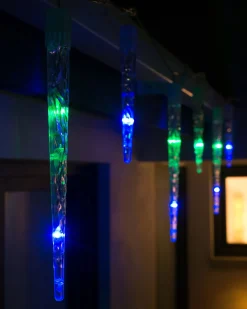 WeRChristmas Connectable Icicle LED Light String, Multi-Coloured, 5.2 M