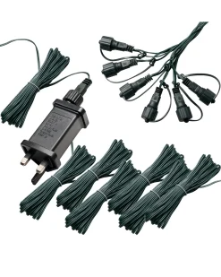 WeRChristmas Connectable Transformer Controller With Splitter, 1000-3500 LED Lights