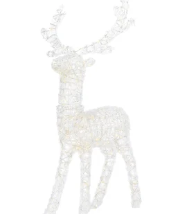 WeRChristmas 3D Acrylic Reindeer Decoration, 122 Cm