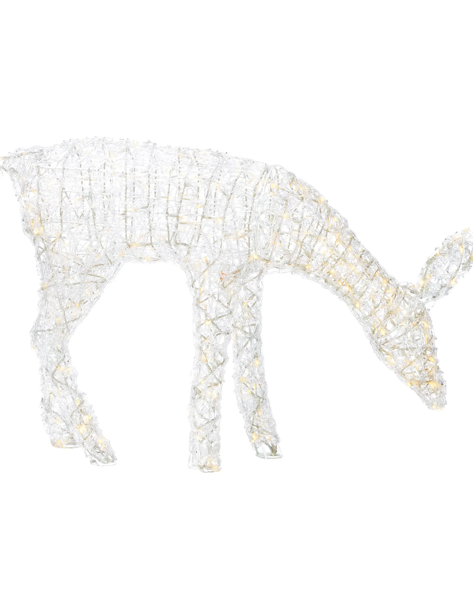 WeRChristmas 3D Acrylic Reindeer Decoration, 90 Cm