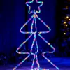 WeRChristmas 3D Christmas Tree Rope Light Silhouette, 80 Cm