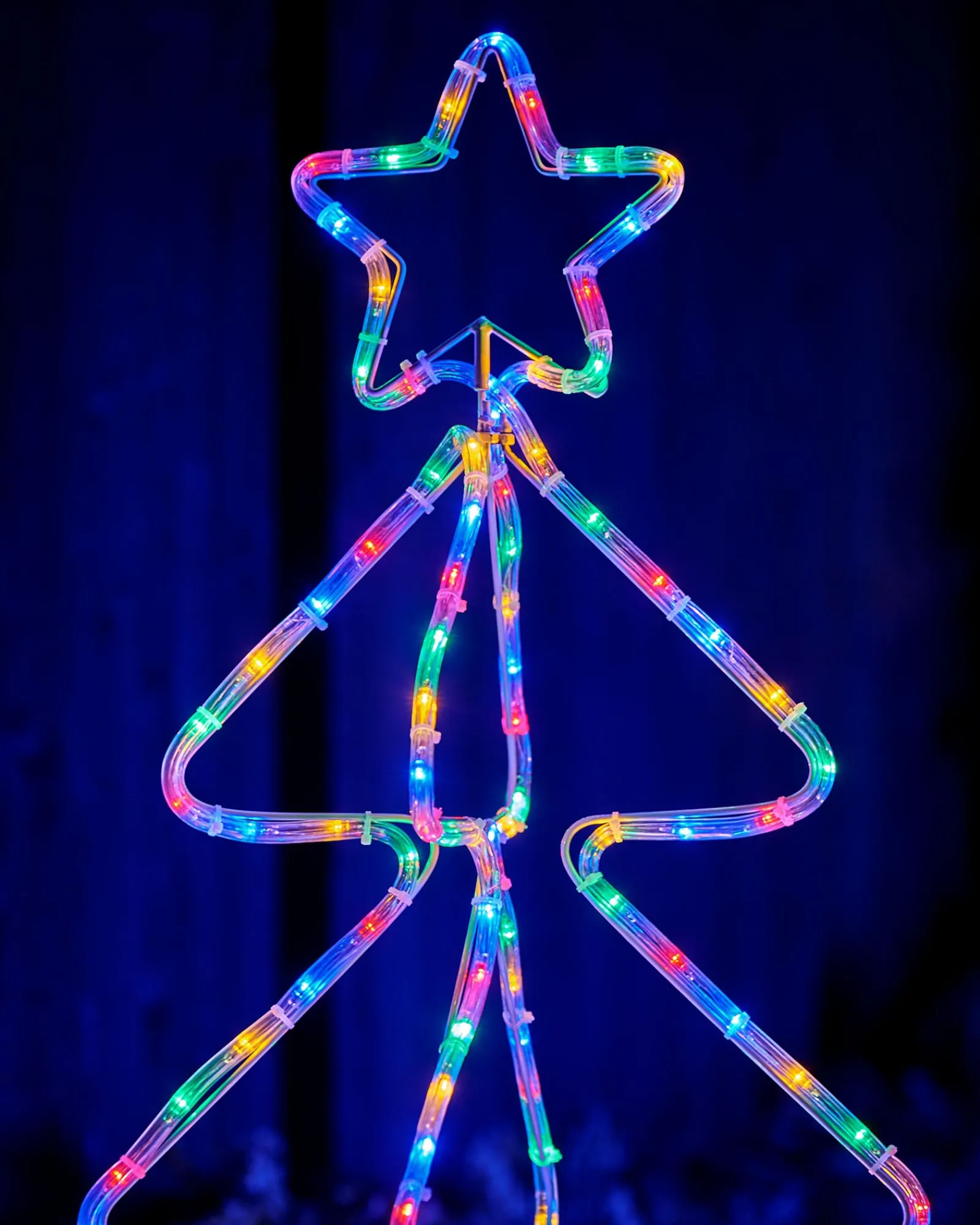WeRChristmas 3D Christmas Tree Rope Light Silhouette, 80 Cm