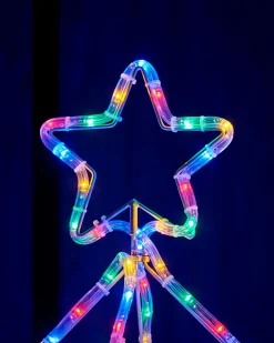 WeRChristmas 3D Christmas Tree Rope Light Silhouette, 80 Cm