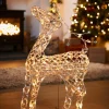 WeRChristmas 2D Crystal Reindeer, 80 Cm