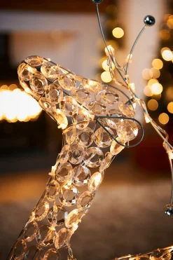 WeRChristmas 2D Crystal Reindeer, 80 Cm