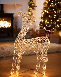 WeRChristmas 2D Crystal Reindeer, 80 Cm
