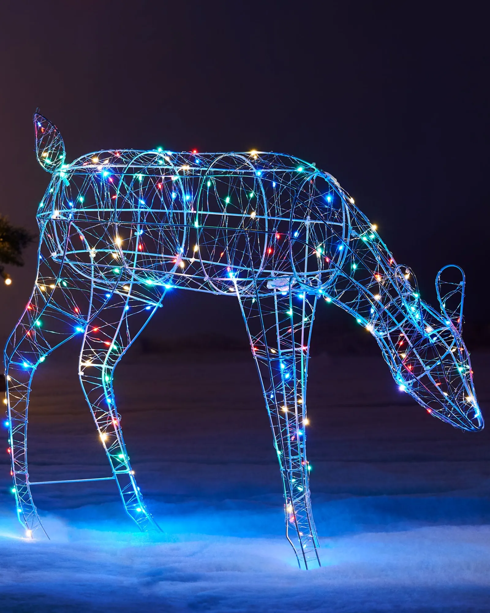WeRChristmas 3D Grazing Reindeer Silhouette, 81 Cm
