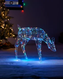 WeRChristmas 3D Grazing Reindeer Silhouette, 81 Cm