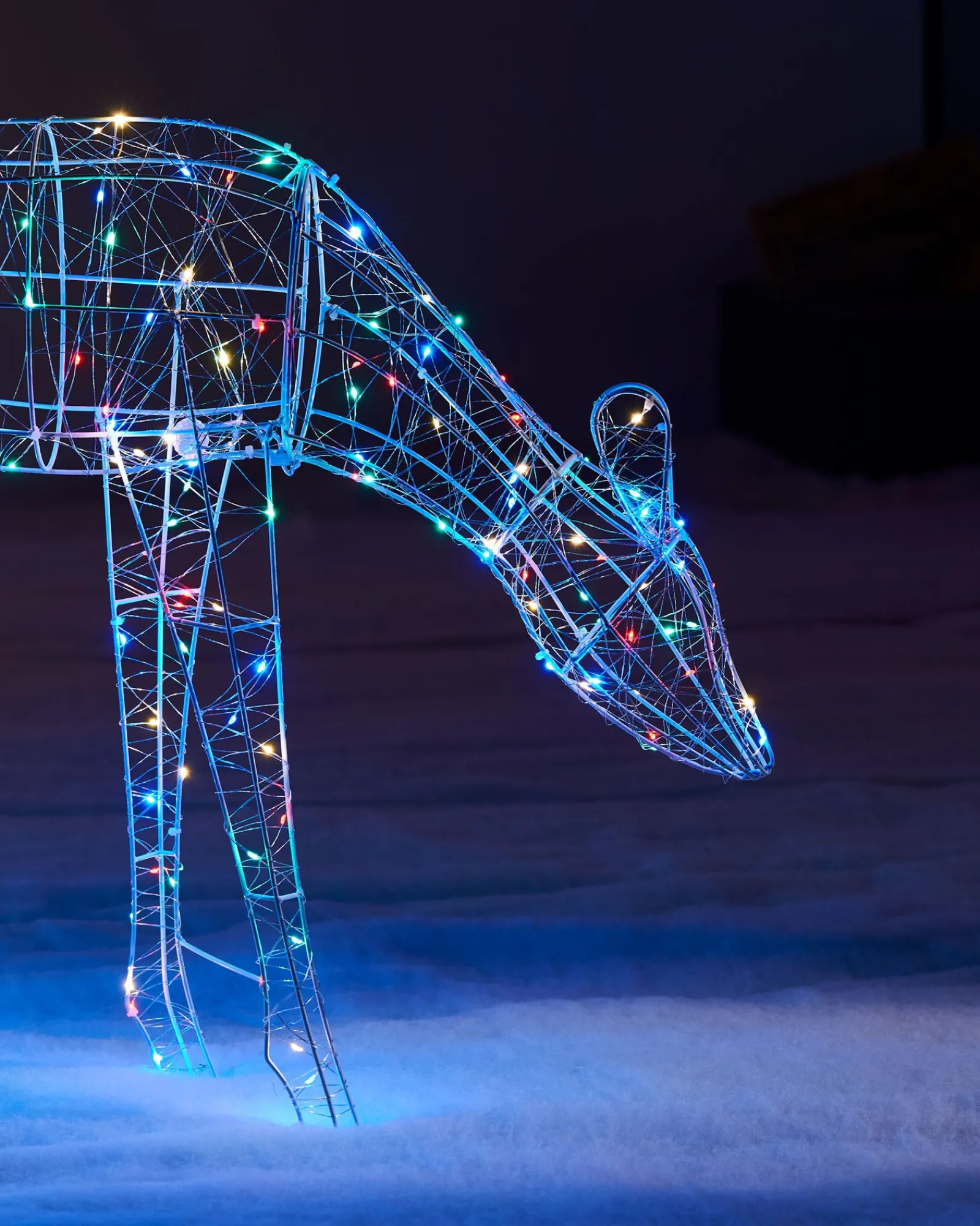 WeRChristmas 3D Grazing Reindeer Silhouette, 81 Cm