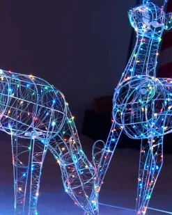 WeRChristmas 3D Grazing Reindeer Silhouette, 81 Cm
