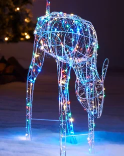 WeRChristmas 3D Grazing Reindeer Silhouette, 81 Cm