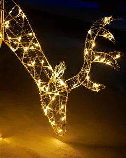 WeRChristmas 2D Grazing Reindeer Silhouette, 95 Cm