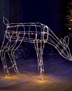 WeRChristmas 3D Grazing Reindeer Silhouette, 81 Cm
