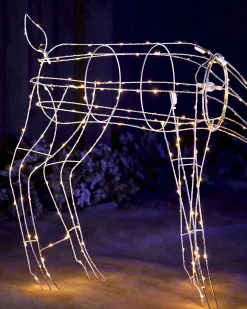 WeRChristmas 3D Grazing Reindeer Silhouette, 81 Cm