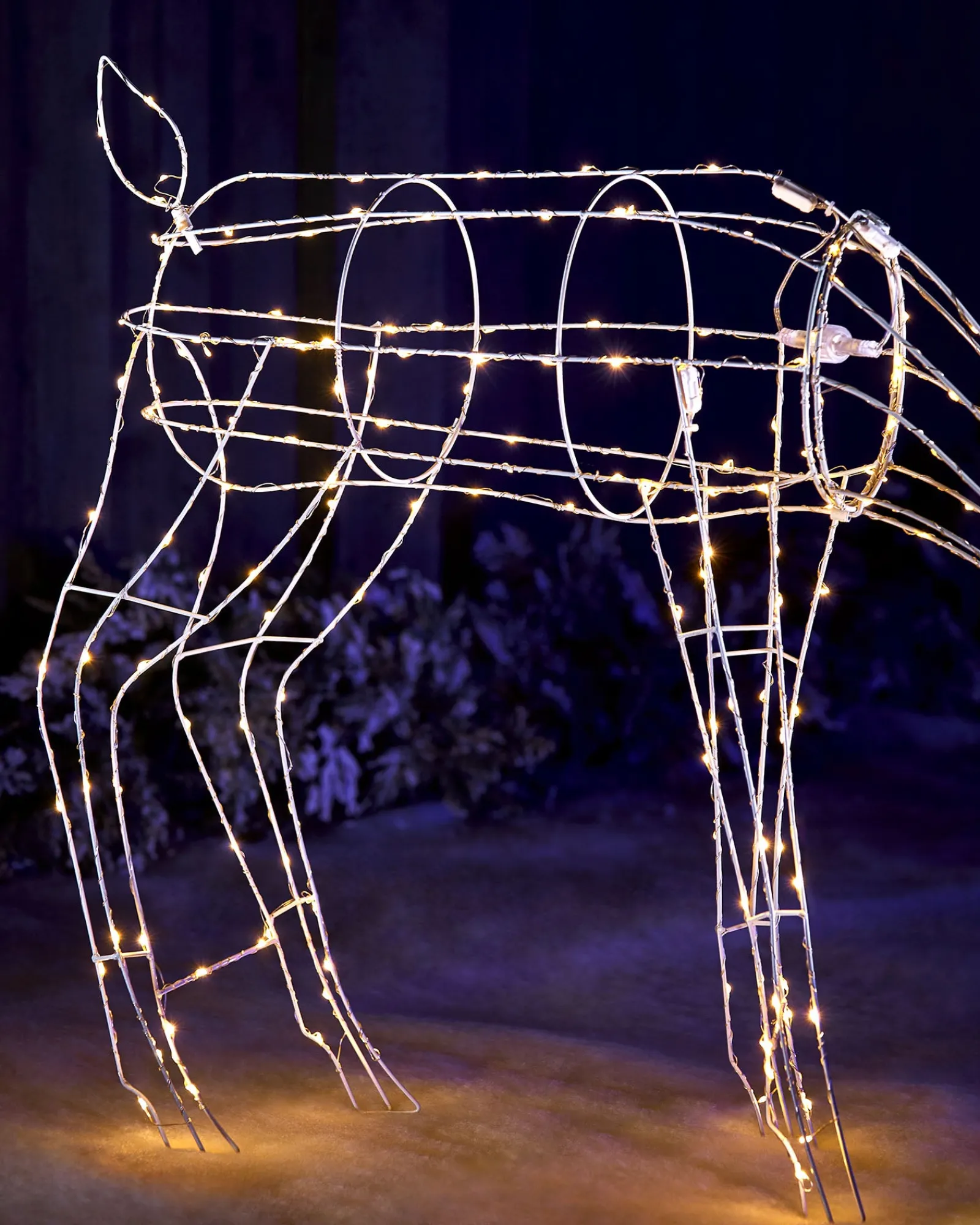 WeRChristmas 3D Grazing Reindeer Silhouette, 81 Cm