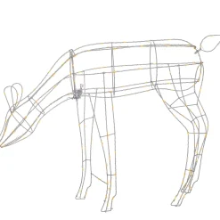 WeRChristmas 3D Grazing Reindeer Silhouette, 81 Cm