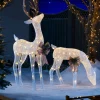 WeRChristmas 3D Reindeer Family Silhouette, 151 Cm